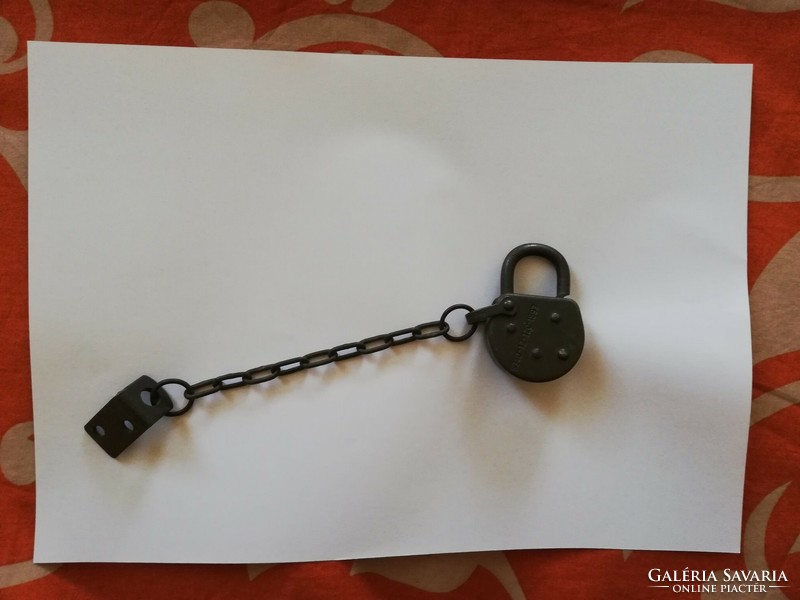 Old, numbered, keyless military padlock