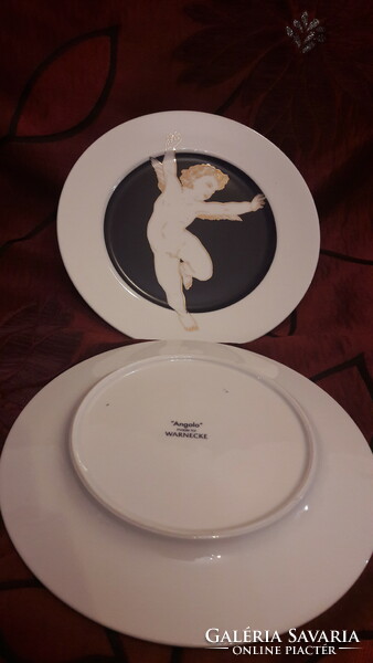 Puttós porcelain plate, angel plate (m2467)