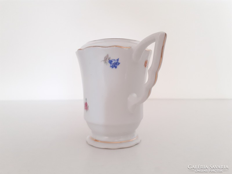 Old Zsolnay porcelain gnome ear pouring small flower jug