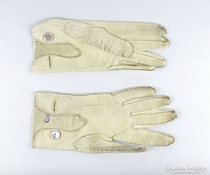 1J636 antique small elegant women's gloves leather gloves circa 1920-30