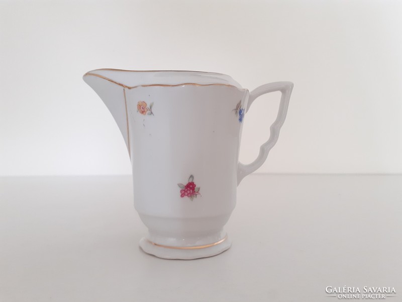 Old Zsolnay porcelain gnome ear pouring small flower jug