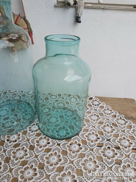 Beautiful Colorful Blown Jars Cucumber Nostalgia Collectors 5 and 10 Liter Legacy in One