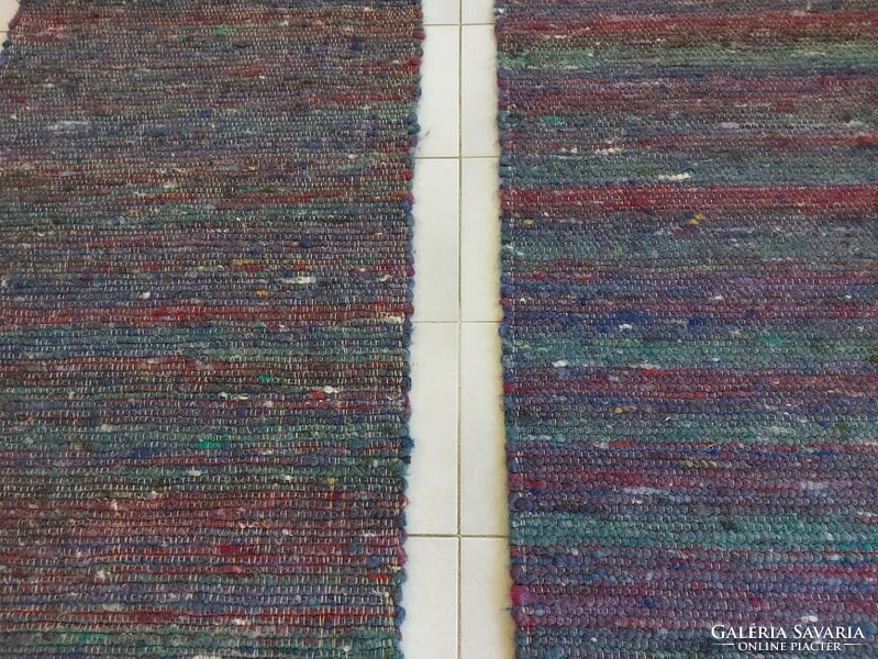 Set of 2 wool rugs 2x60x155 cm free postage mm_730