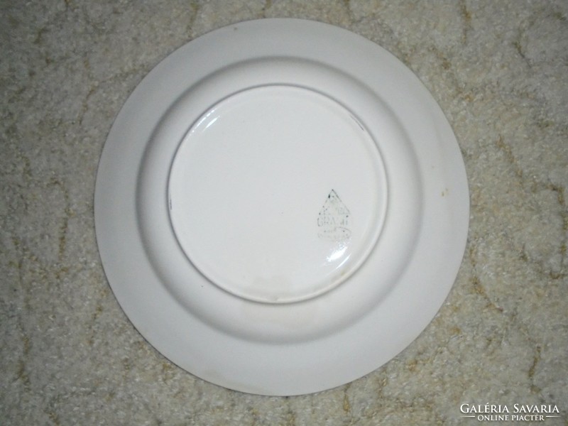 Ceramic deep plate - granite Kispest cs.K.Gy. - 23 cm diameter