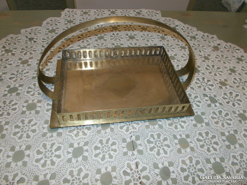 Art deco alpaca tray