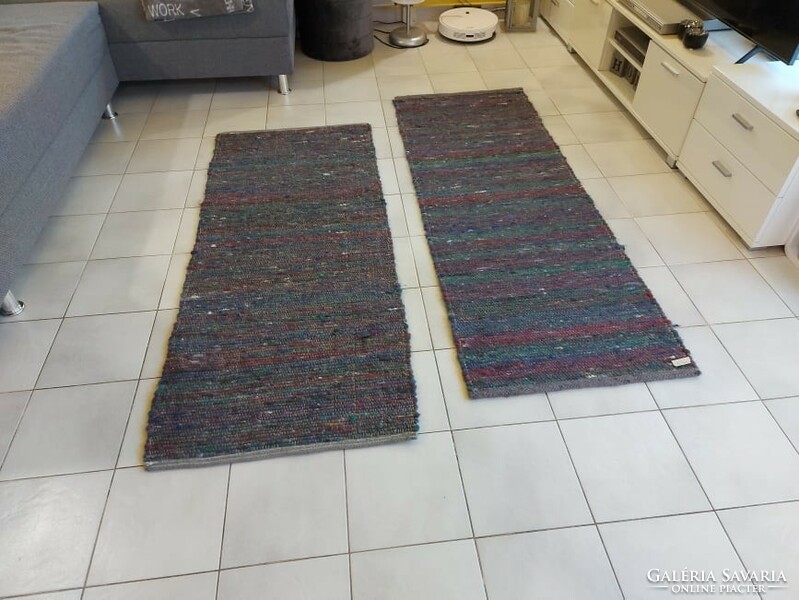 Set of 2 wool rugs 2x60x155 cm free postage mm_730