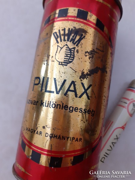 Old pilvax cigar 1969 metal box tin cigar box Hungarian tobacco industry 2 pcs