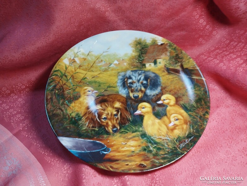 Bradex, beautiful porcelain decorative plate, limited edition