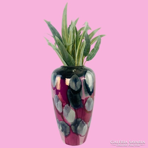 S.E.C. vintage olasz pink váza