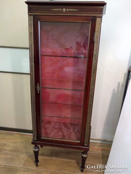 Neo empire display case, with copper bars, xx.Szd.