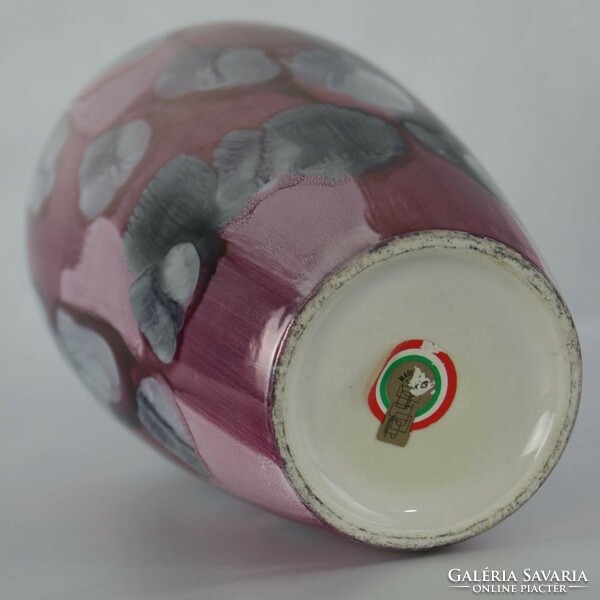 S.E.C. vintage olasz pink váza