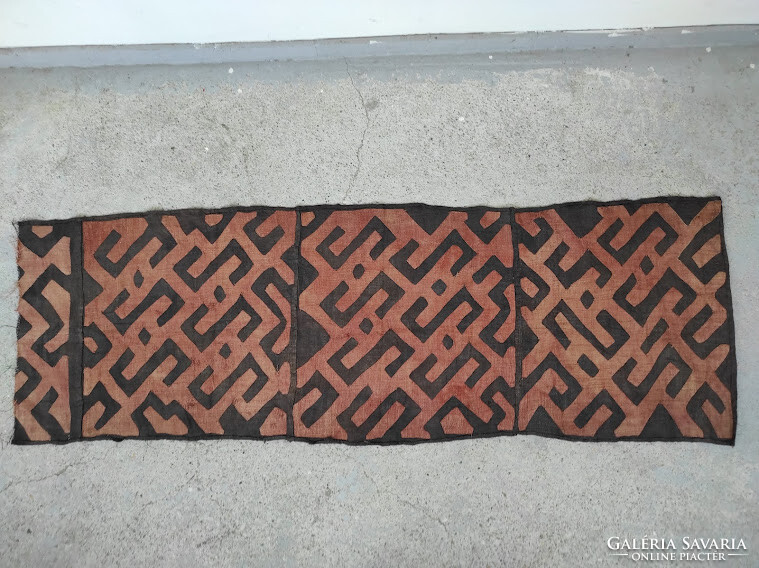 African woven cuba ethnic group congo africa folk art schowa tablecloth 371 5721