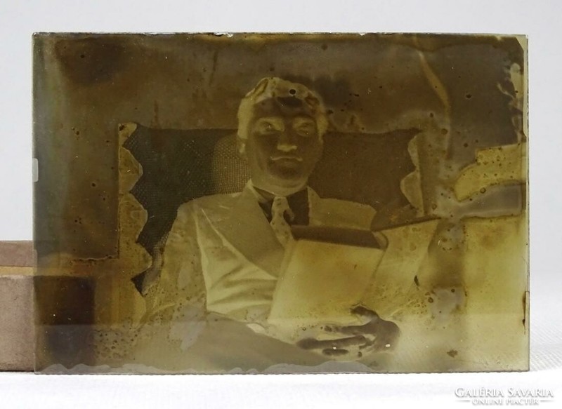 1J255 old photo glass negative 15 pieces