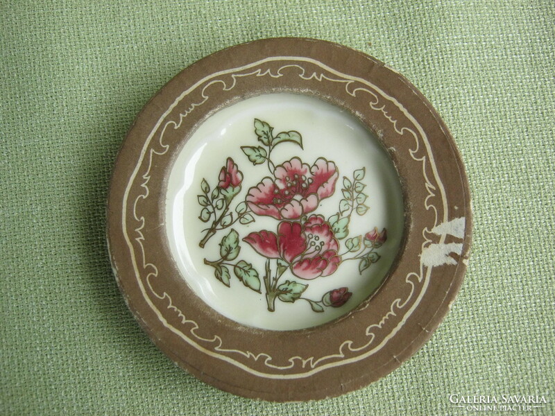 Zsolnay porcelán gyűrűtartó tálka kézzel festett
