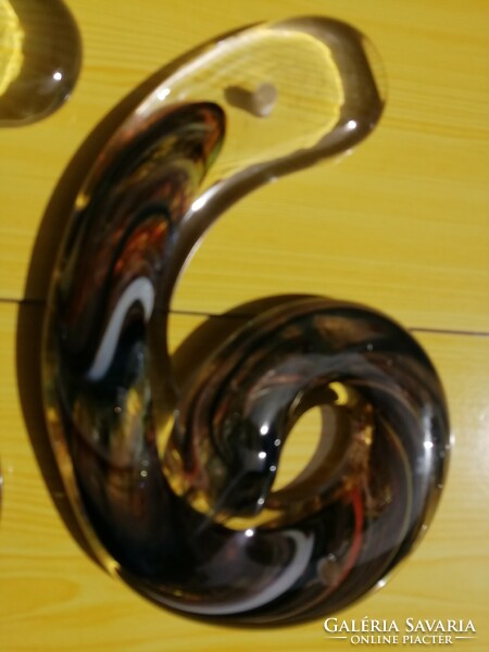 ﻿﻿Extreme Murano? Glass house number decoration. Negotiable!