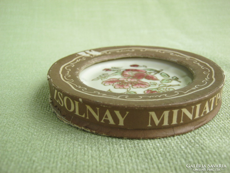 Zsolnay porcelain ring holder bowl, hand painted