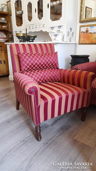 Beautifully restored antique armchair