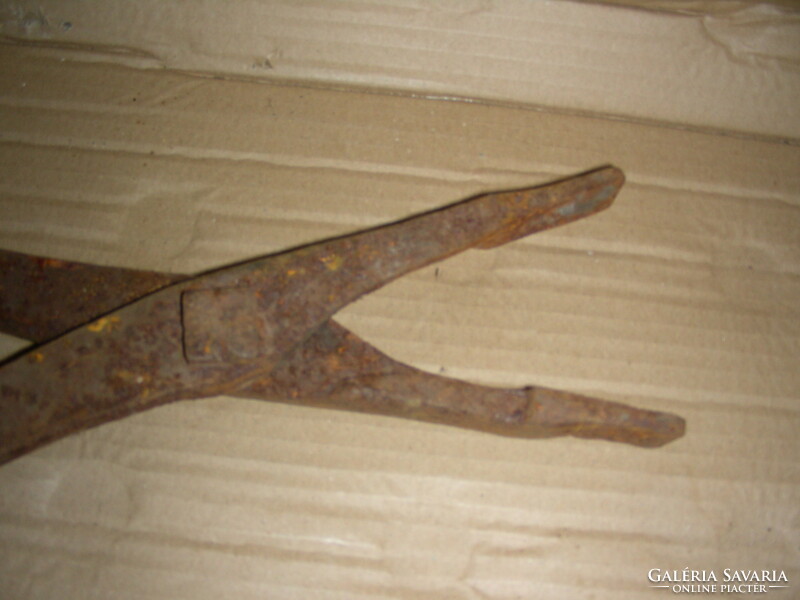 Wrought iron forge tongs