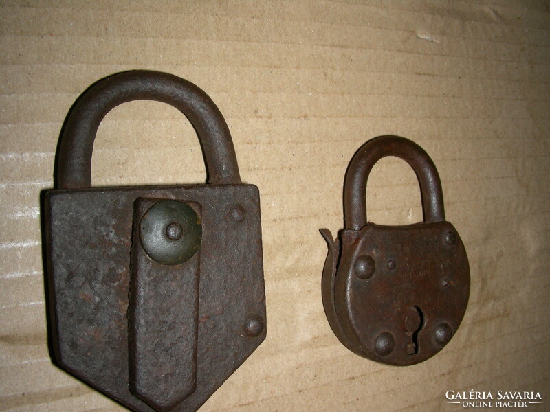 2 Antique padlocks
