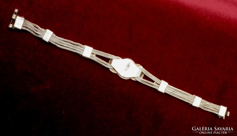 Bracelet with silver niello decoration