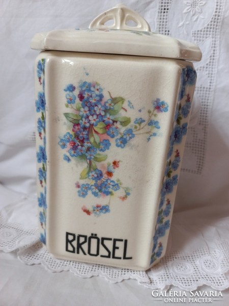 Forget-me-not spice holder with Brussels label