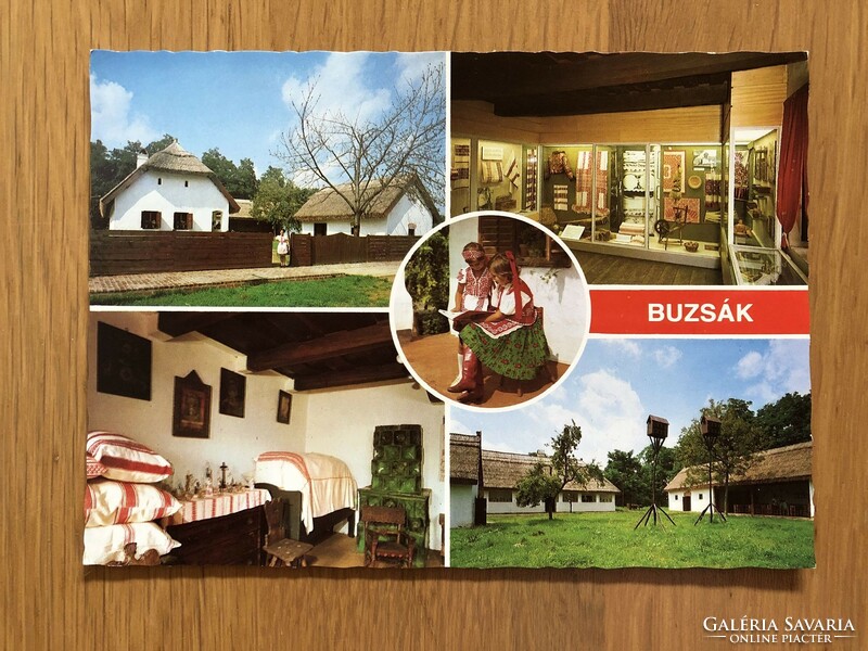 Buzsák postcard - postage cleared