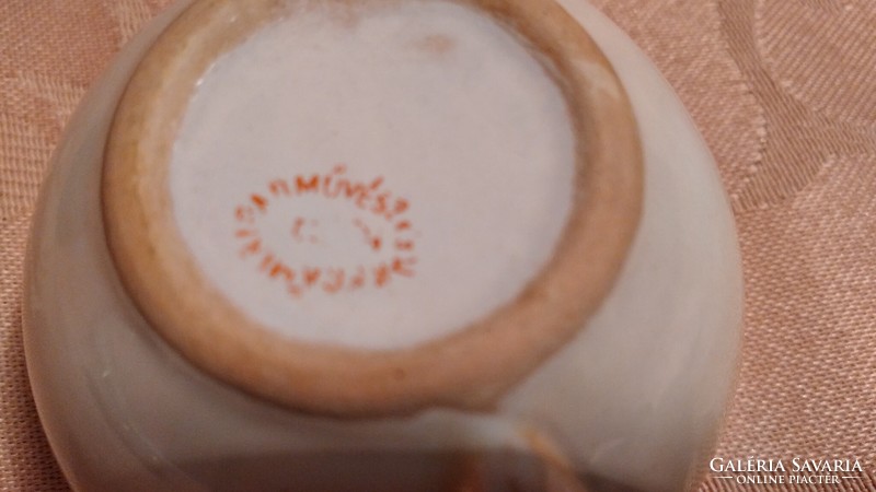 Iparművészeti kávéscsésze+alj – 3 db