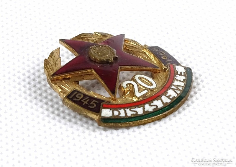 1J705 socialist real enamel badge 20. Ornament review 1945-1965
