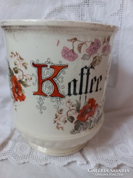 Bonn earthenware pot with coffee inscription