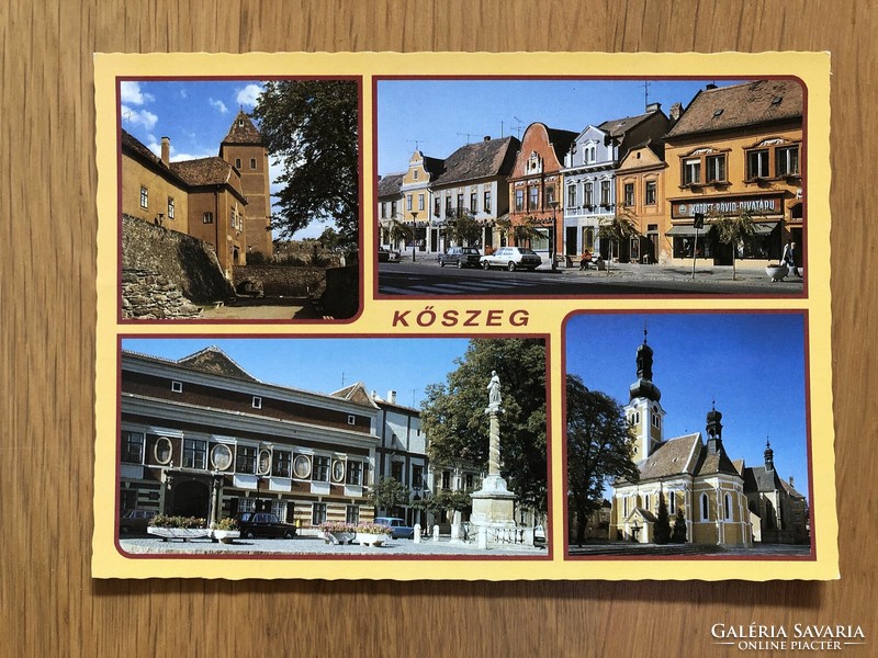 Kőszeg postcard - post office