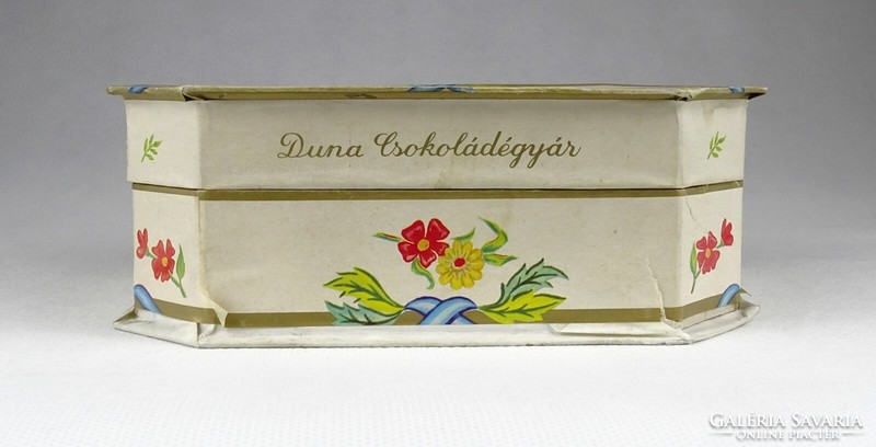 1J701 Duna Csokoládégyár bonbonos papír doboz 1985