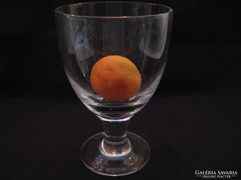 A thick goblet with a large base