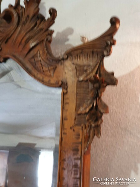 Venetian baroque antique dragon castle mirror