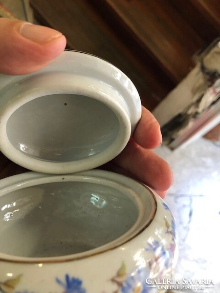 Drasche porcelán bonbonier, 12 cm-es nagyságú hibátlan ritkaság.