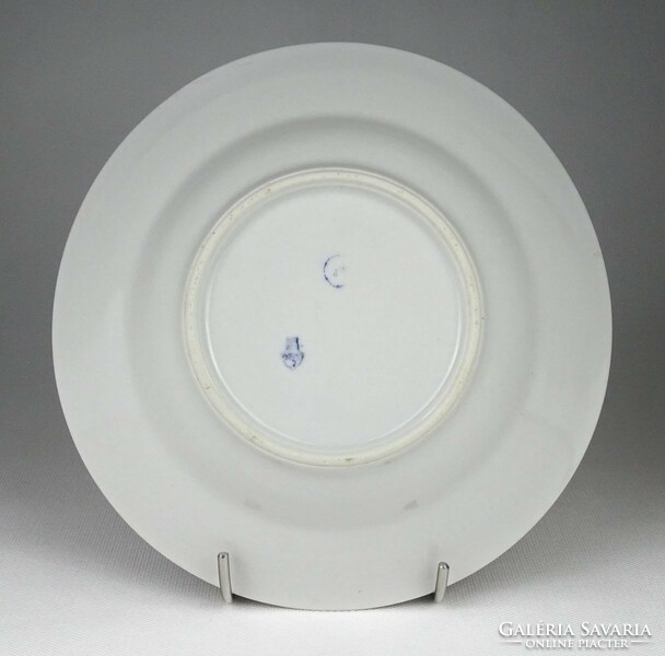 1J315 Régi mesejelenetes Zsolnay porcelán tányér leveses tányér