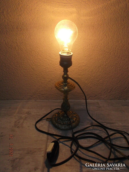 Old large copper table and wall lamp ------ tilting lamp - ship lamp ---33---