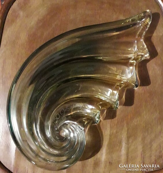 Art deco glass bowl