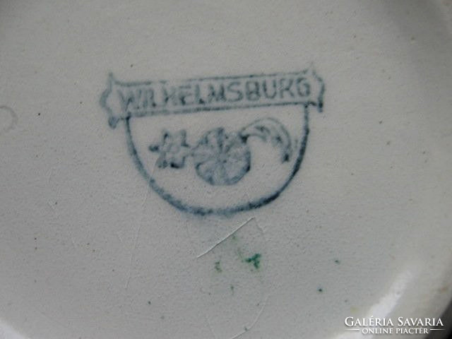 Antik Wilhelmsburg komacsésze, leveses csésze