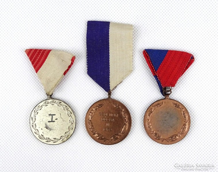 1J713 unmarked swimming sports medal 3 pieces