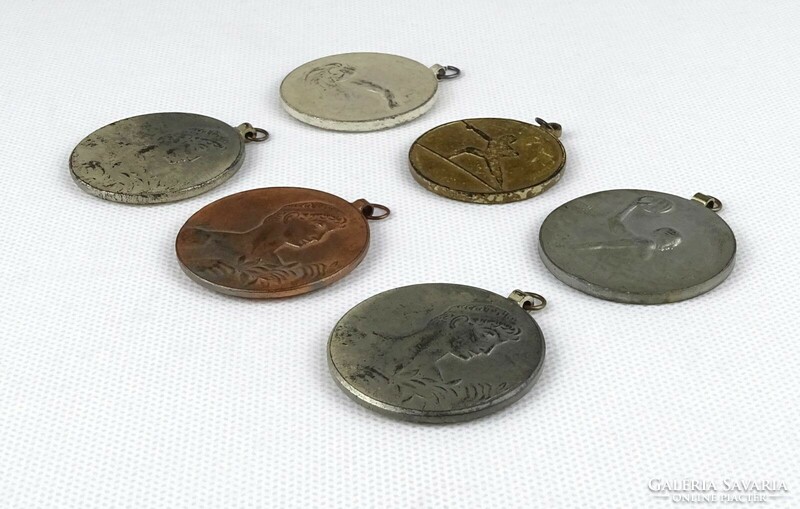 1J764 old mixed sports medal package 6 pieces