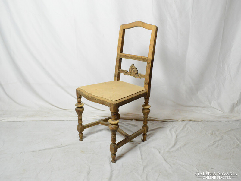 Antik Bécsi Barokk  szék 2db (csiszolt, restaurált)
