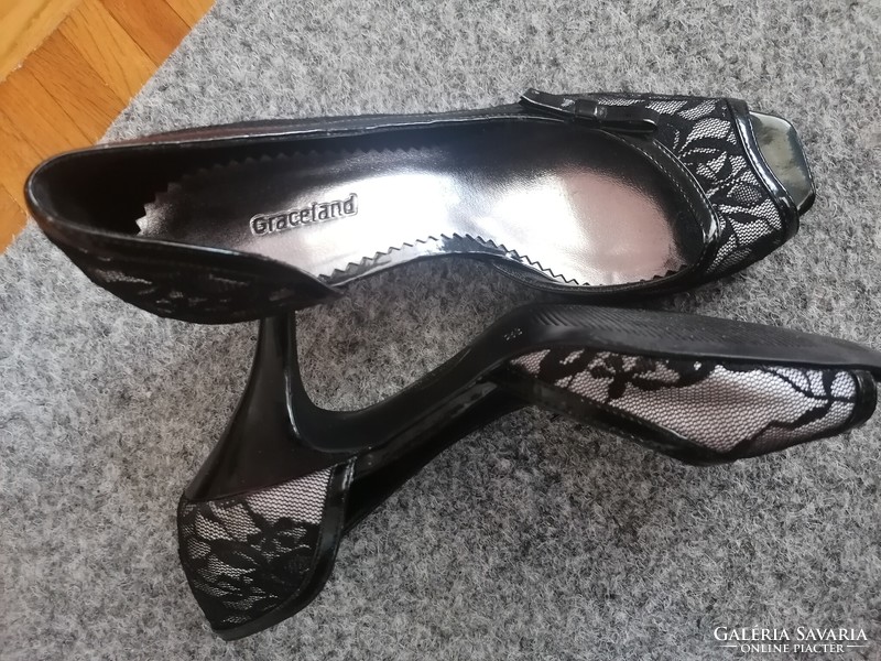 Graceland women's high-heeled summer sandal shoes 36 os! Bth 23.5 Cm