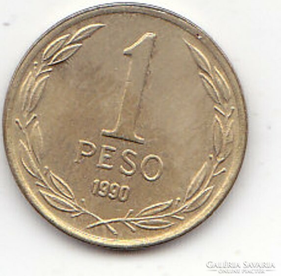 Chile 1 peso 1990 vg