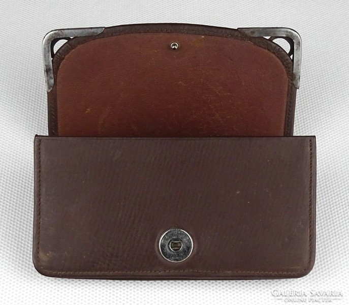 1J337 antique Art Nouveau small women's leather wallet