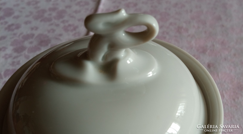 Hollóháza porcelain sugar bowl.