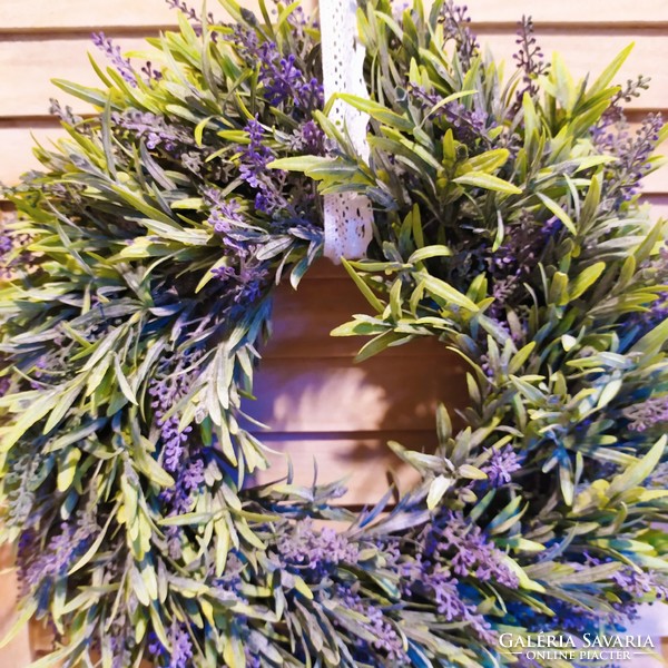Tihany style lavender door decoration
