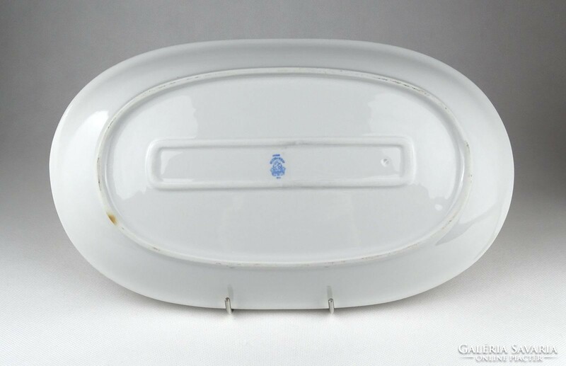 1J771 retro oval-shaped lowland porcelain meat dish steak dish