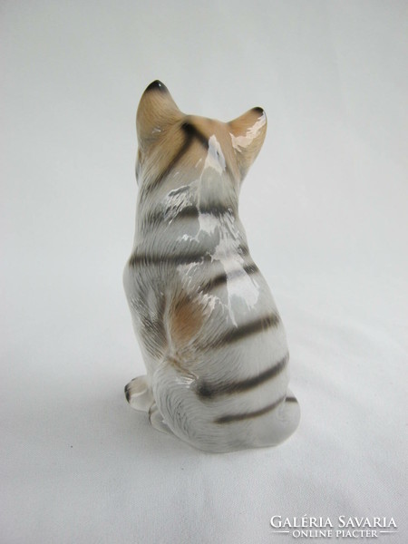 Retro ... Rudolf chamber porcelain figurine nipple cat kitten