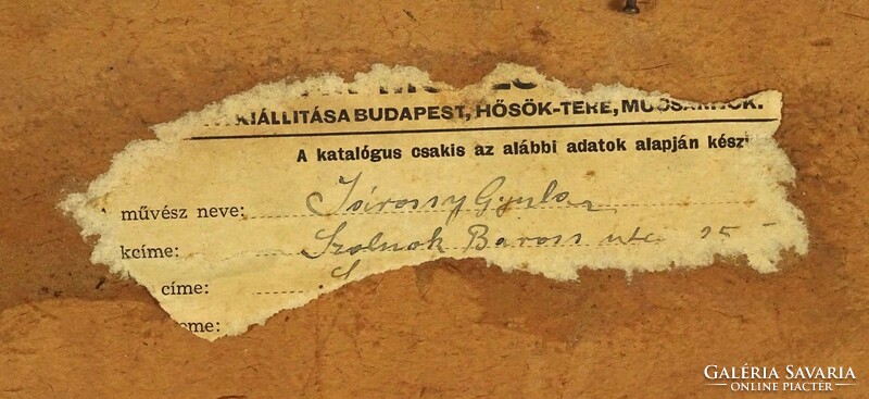 1J692 Járossy Gyula : Utcarészlet 1942