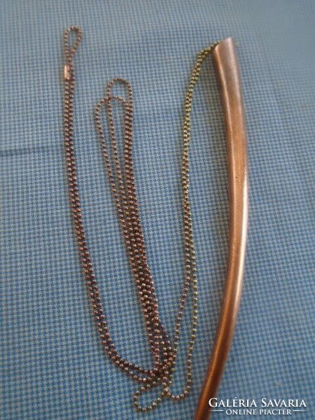 Perhaps the world's most unique Viking antique necklace with a pendant, the length of the pendant is 12.2 cm, the length of the chain is 86 cm